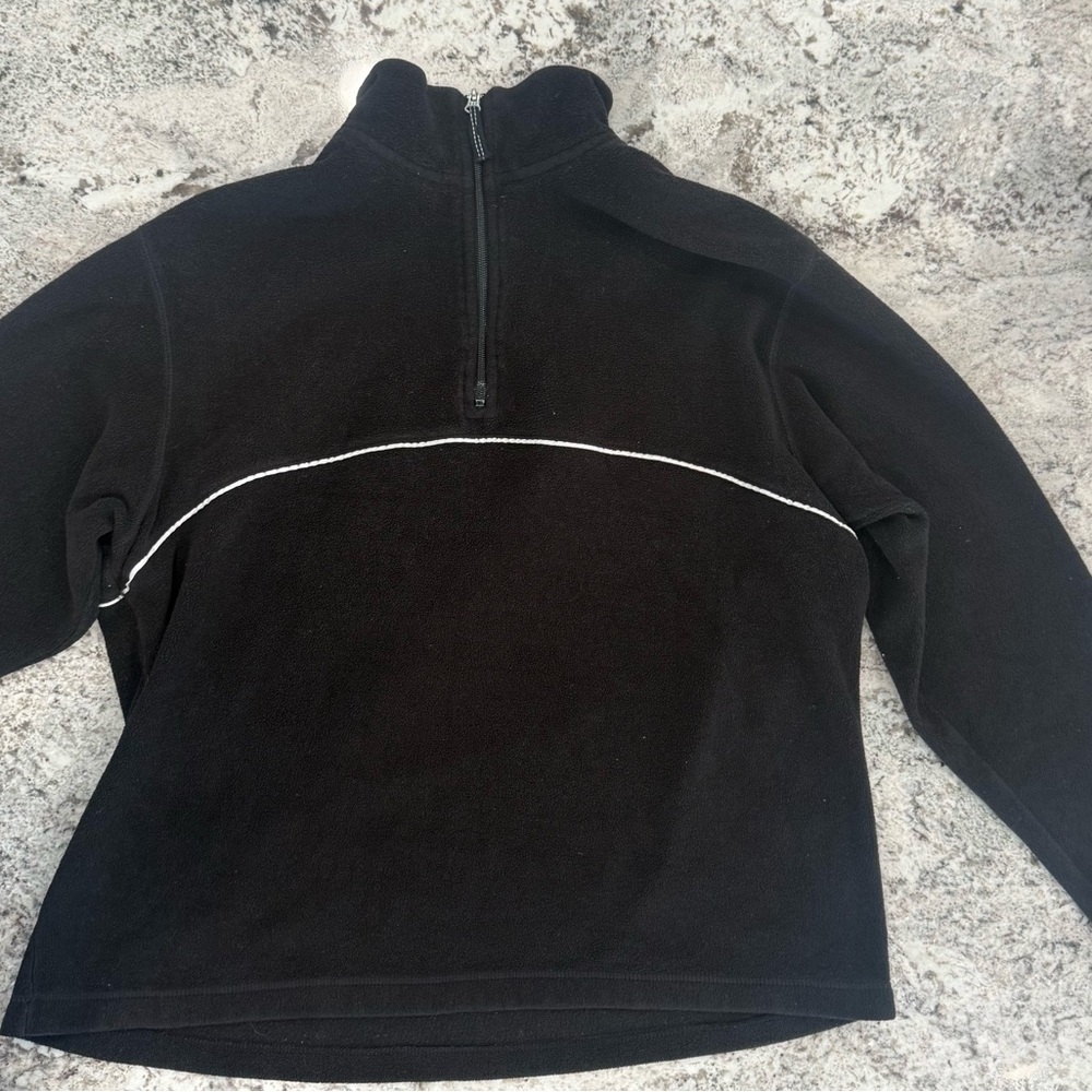 Women’s/Men’s Gap Black Half-Zip Sweater